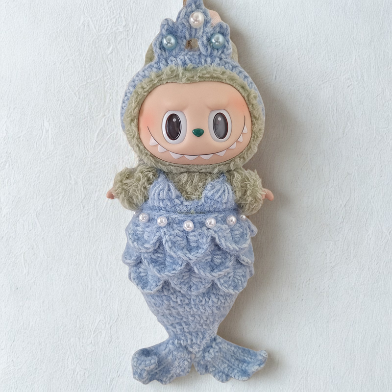 Mermaid outsets for Labubu 17cm