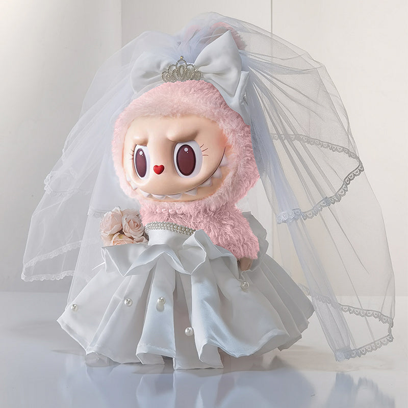Labubu Wedding Dress Big Zise