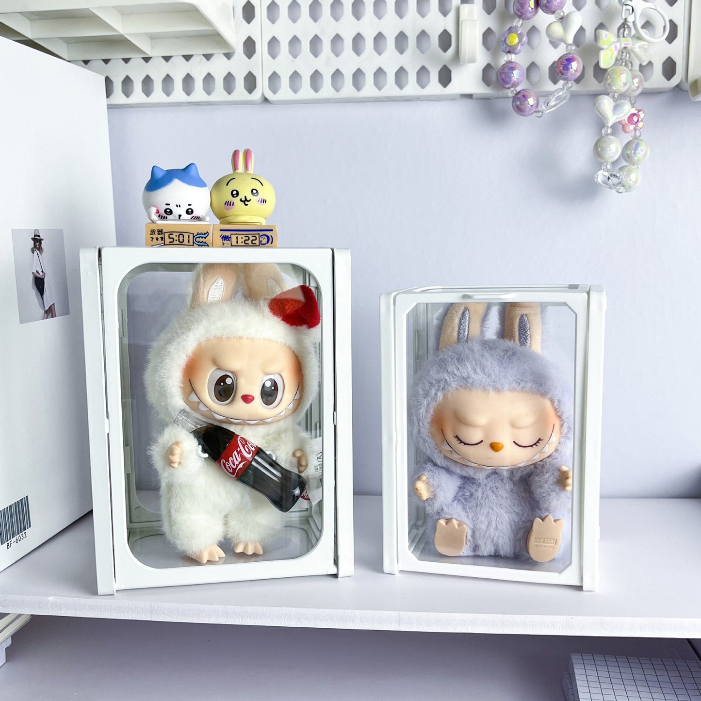 Doll Display Box, High-Transparency, Dust-Proof, Glass Display Box
