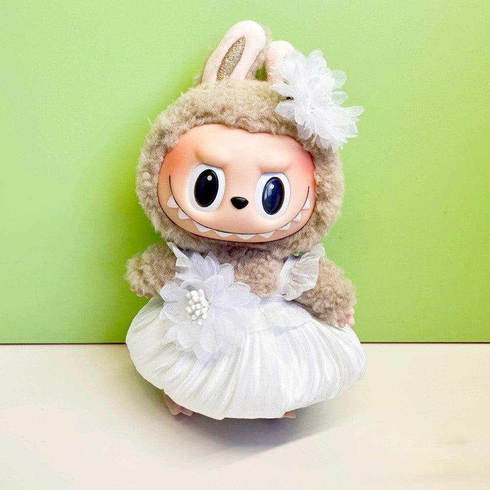 Wedding Dress, Skirt, Evening Gown Set For Labubu 17cm
