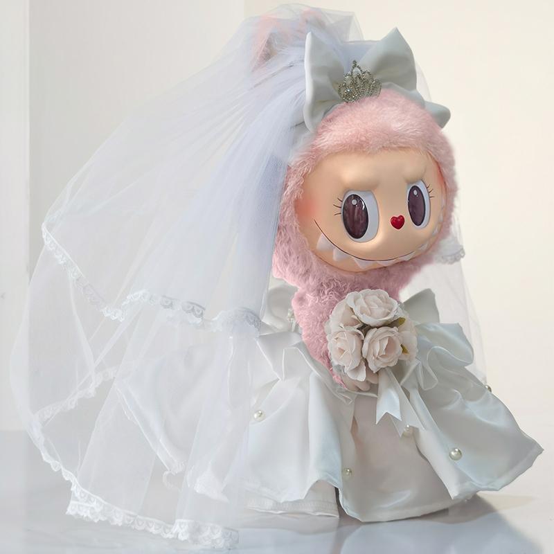 Labubu Wedding Dress Big Zise