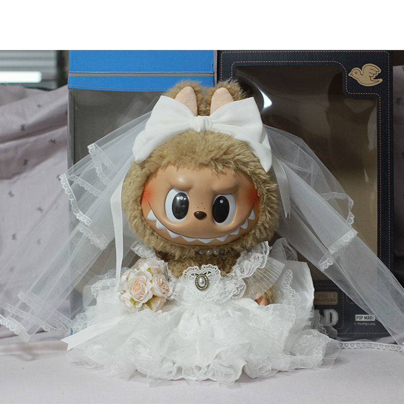 Labubu Wedding Dress Big Zise