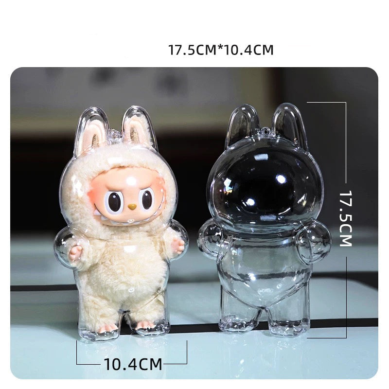 Labubu Display Box, Magnetic Door Panel, Transparent Doll Cabinet