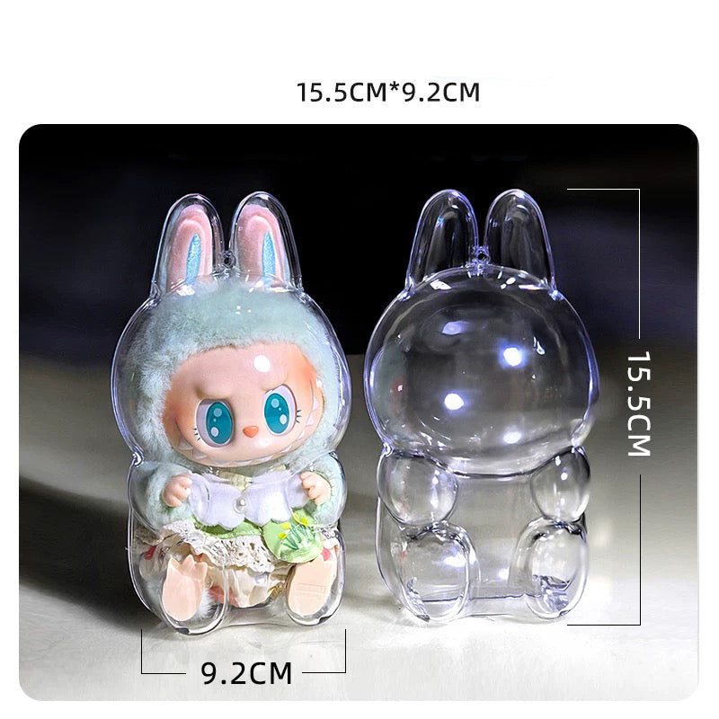 Labubu Display Box, Magnetic Door Panel, Transparent Doll Cabinet
