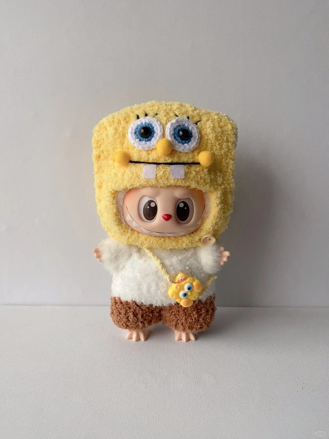 Hand-Crocheted Spongebob Series For Labubu