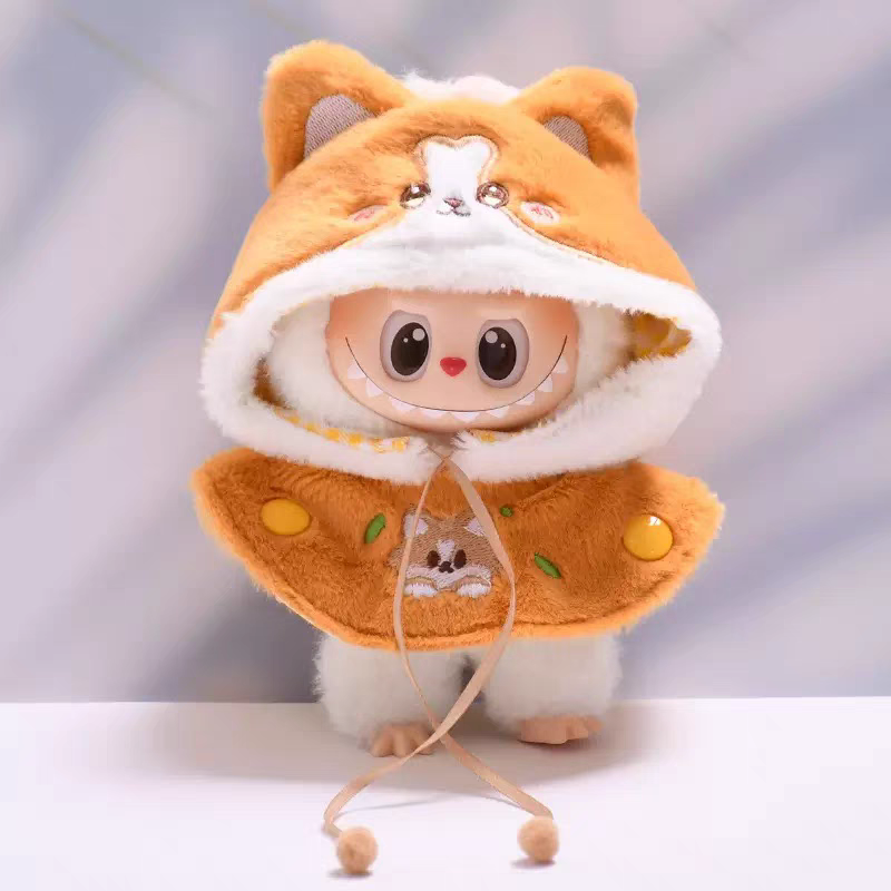 The Monsters Labubu Cloth Sunny Zoo Hooded Puffcape Puppy