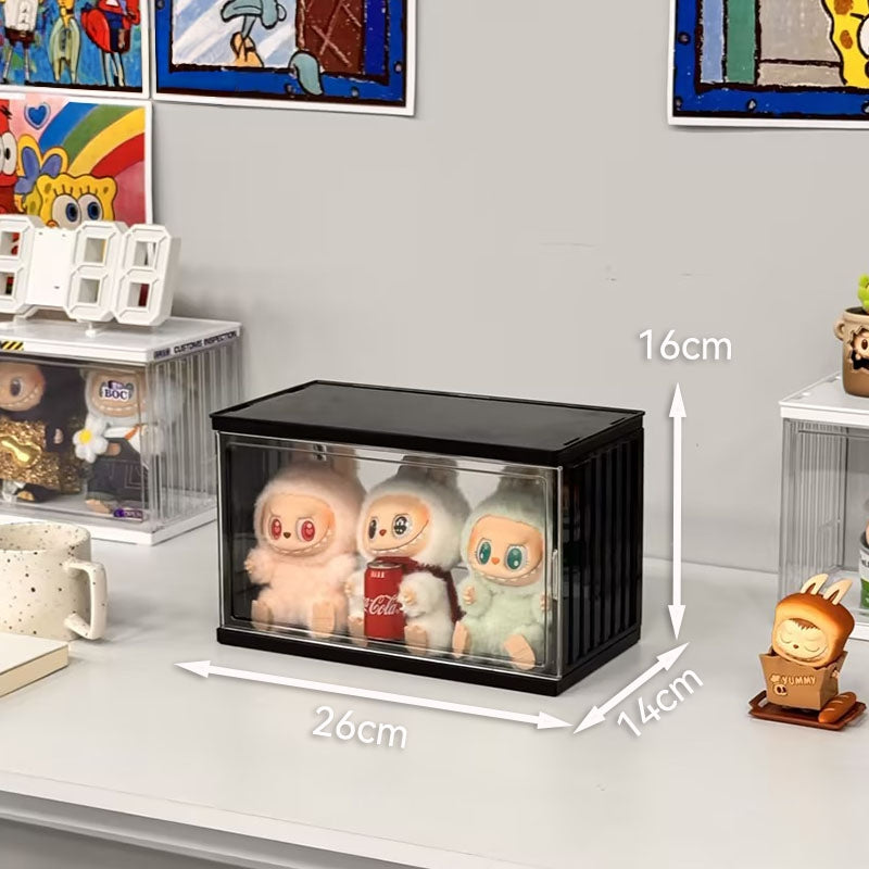Labubu Display Box, Magnetic Door Panel, Transparent Doll Cabinet