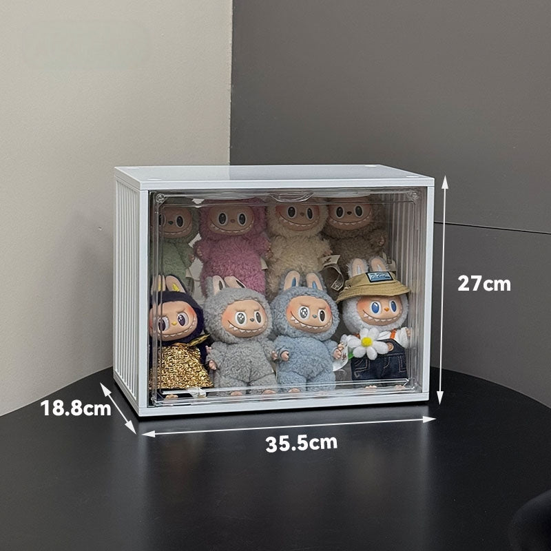 Labubu Display Box, Magnetic Door Panel, Transparent Doll Cabinet
