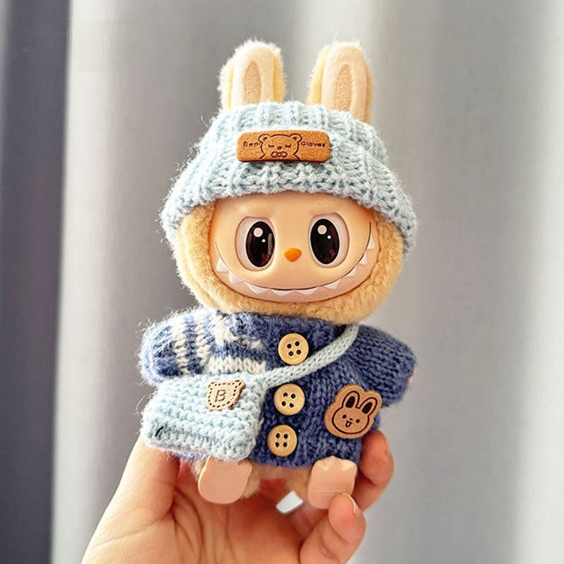 Knitted Suits For Labubu (15-17cm)