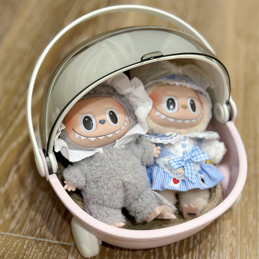 Rubber Cradle Car Baby Bed Doll Accessories For 17cm Doll