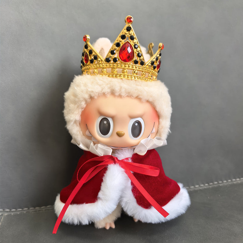 Clothes Crown And Cape for King Labubu