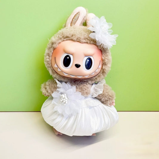 Wedding Dress, Skirt, Evening Gown Set For Labubu 17cm
