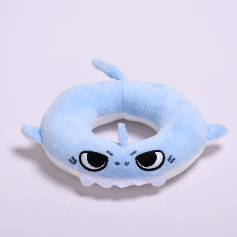 Shark & Chicken Swimming Rings For Labubu（15-17cm), Cute Doll Accessories