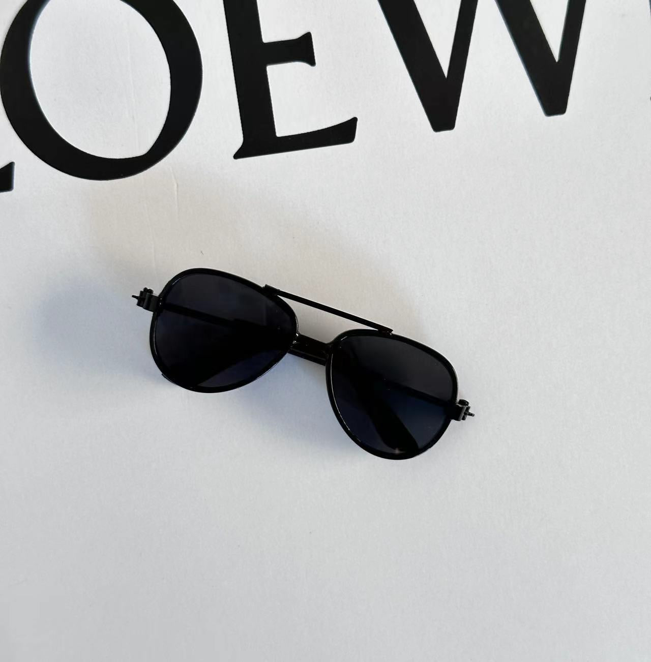 Classic Aviator Sunglasses Accessories For Labubu of 17cm