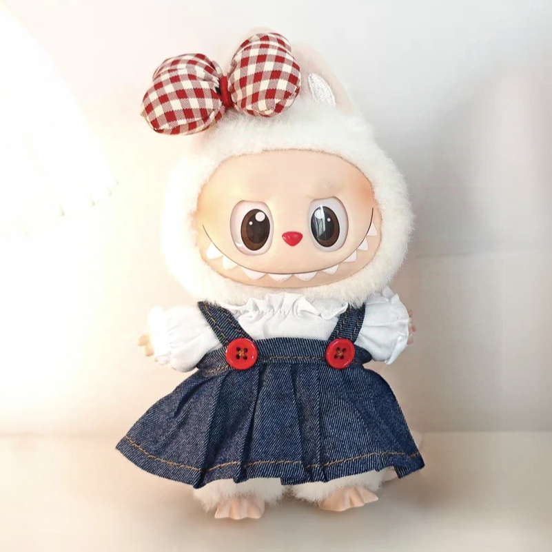 The Monsters Labubu Cloth Sweet Schoolgirl Charm Set 1