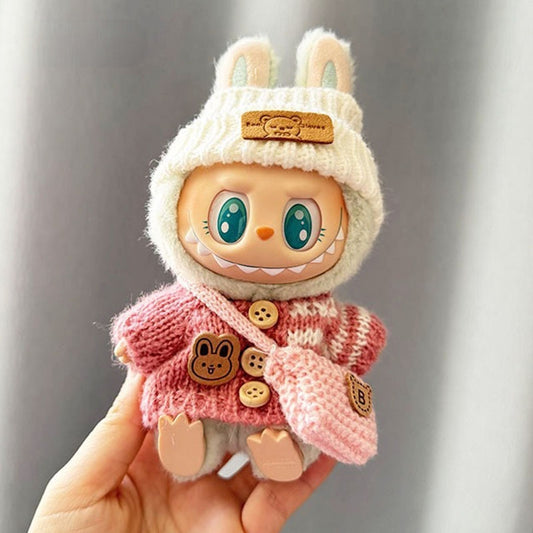 Knitted Suits For Labubu （15-17cm)